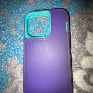 Purple and Teal IPhone 13 Case